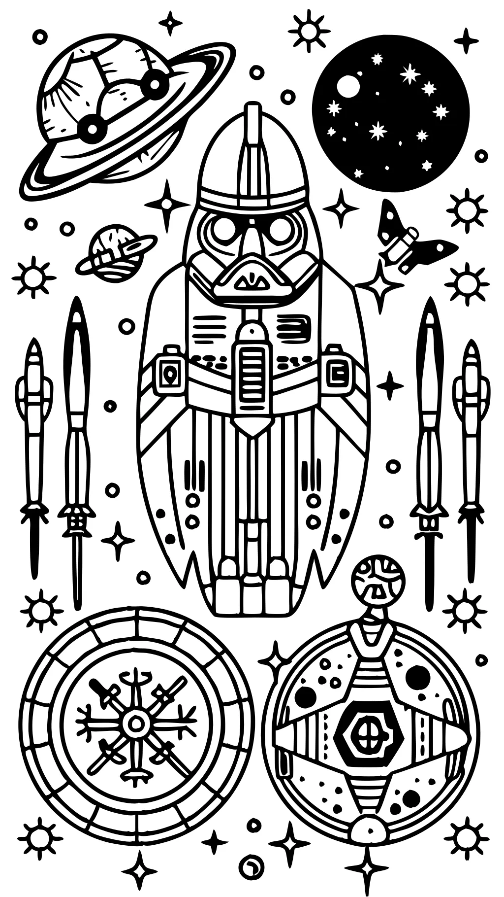 coloriage adulte Star Wars